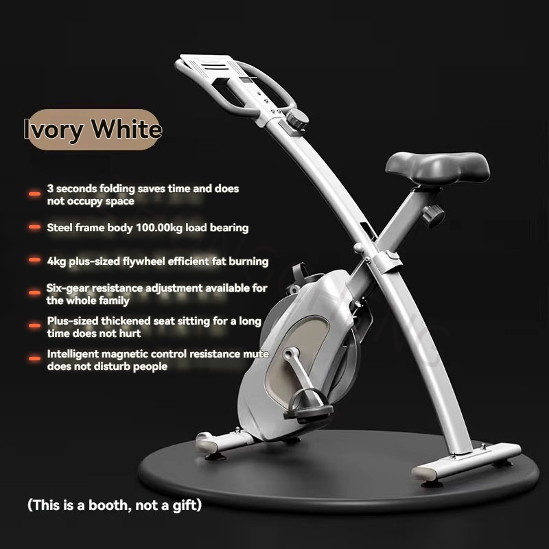 Home Gym Bike - Bicicleta giratoria plegable para el hogar,