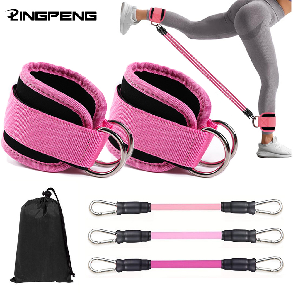 Home Gym Kit For Men - Correas de tobillo, conjunto de bandas