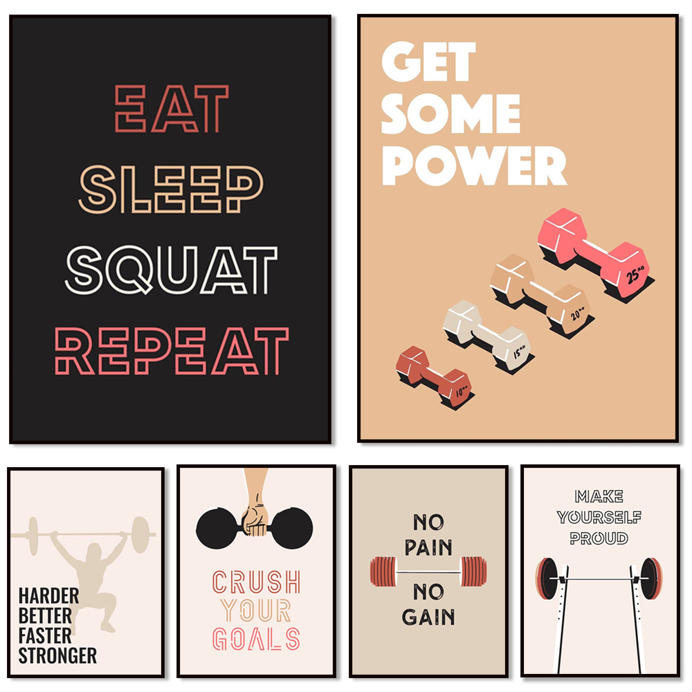 Home Gym York - Arte de pared de gimnasio en
