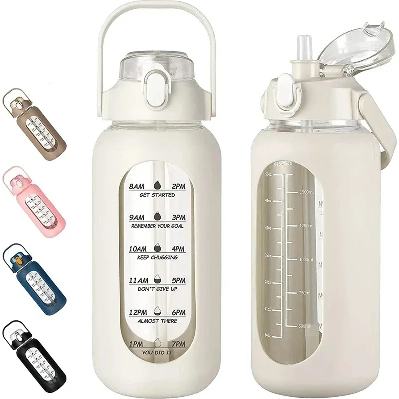 Kettler Home Gym - Botellas de agua de vidrio de