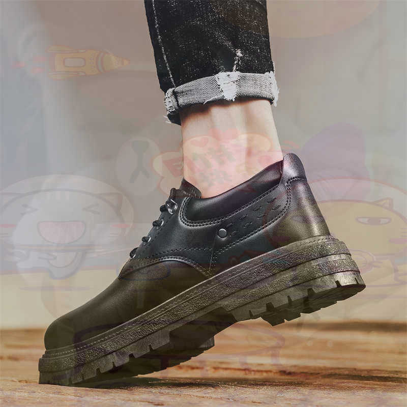 Home Gym Supplier - Zapatillas deportivas de cuero Natural oscuro