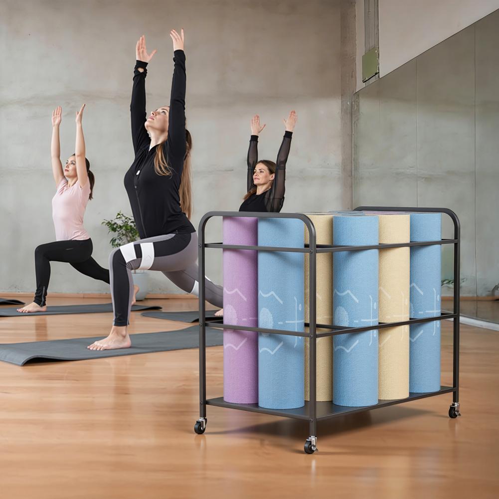 Home Gym Yoga Room - Estante de Almacenamiento para Esterillas de