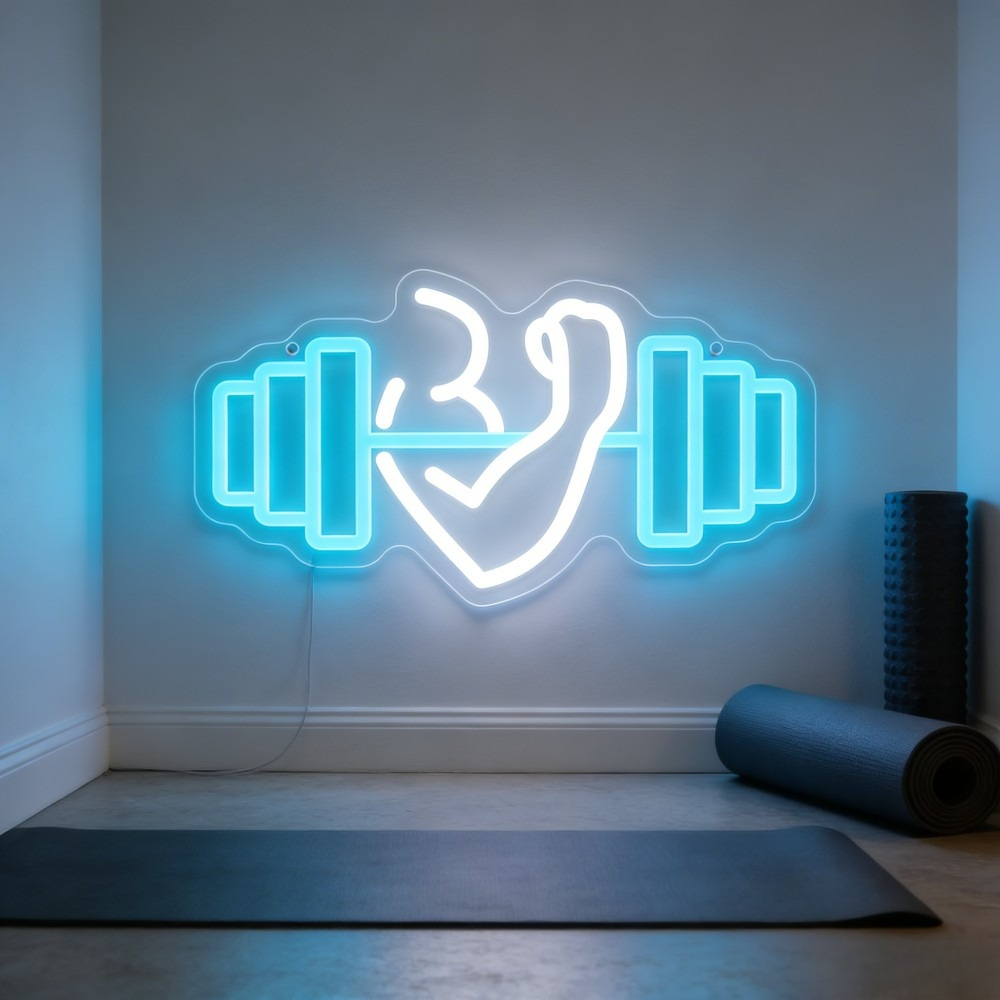 Home Gym Yoga Room - Letrero LED de Neón con Diseño