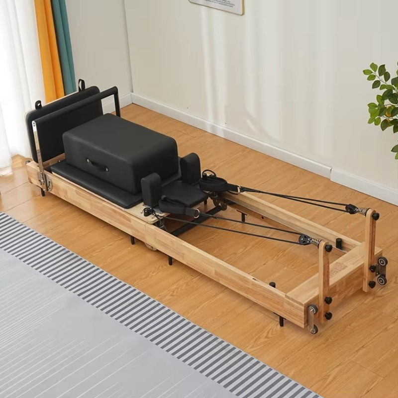 Home Gym Yoga Room - Cama de Pilates Plegable de Madera