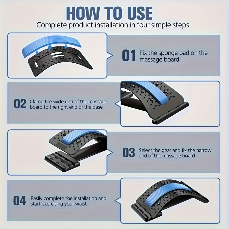 Corrector de Postura de 3 Nive - Home Gym Manual reseña y precio