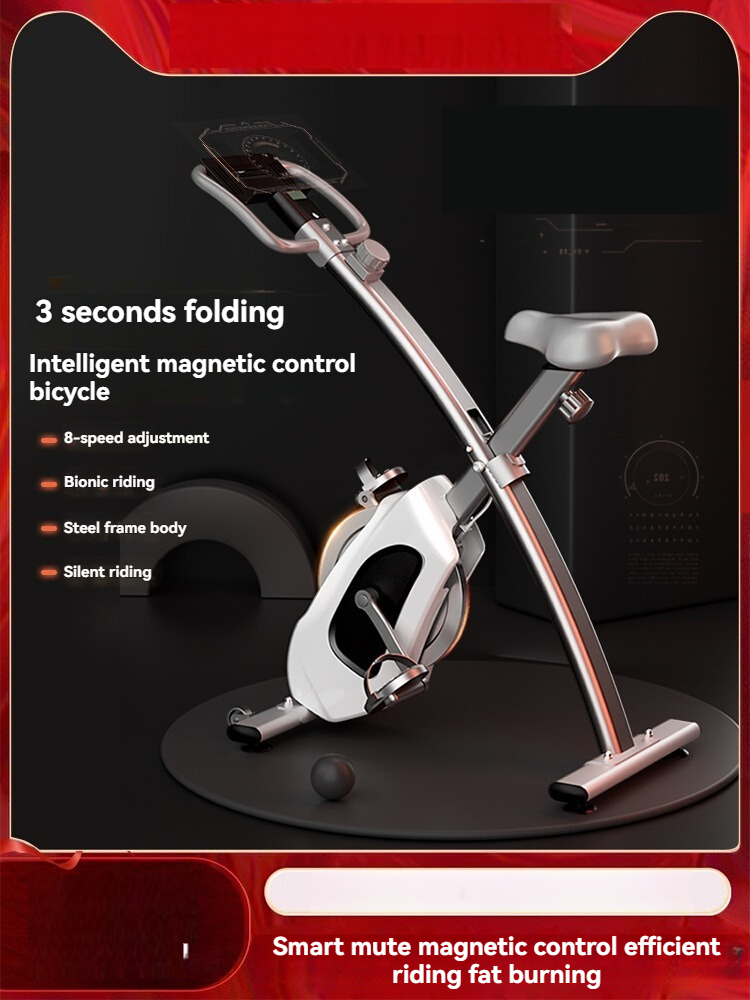 Bicicleta giratoria plegable p - Home Gym Bike reseña y precio