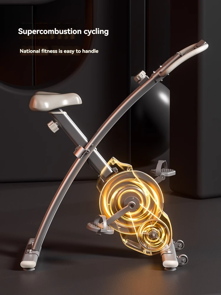 Bicicleta giratoria plegable p - Home Gym Bike reseña y precio