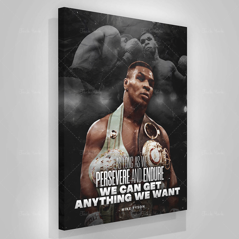 Mike Tyson Box Legends lienzo  - Home Gym York reseña y precio
