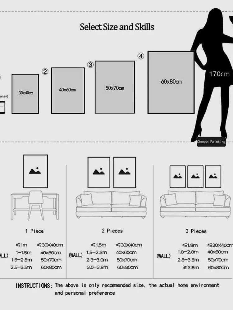 Póster de Lona con Diseño de Y - Home Gym Yoga Room reseña y precio