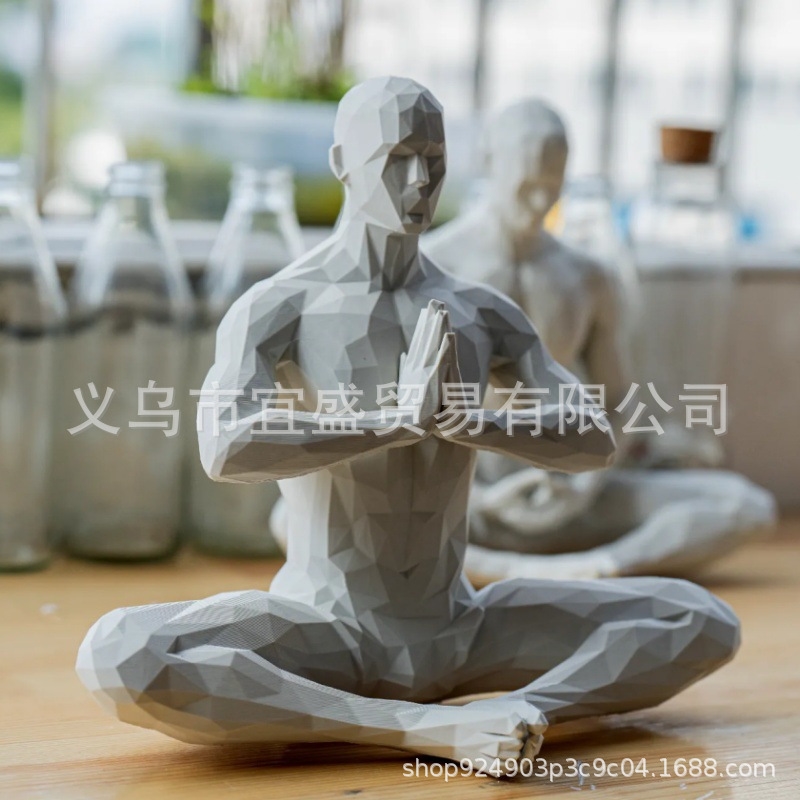 Estatuilla de hombre de Yoga,  - Home Gym Yoga Room reseña y precio