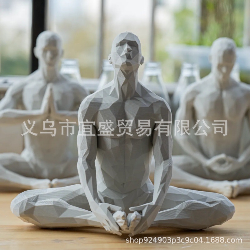 Estatuilla de hombre de Yoga,  - Home Gym Yoga Room reseña y precio