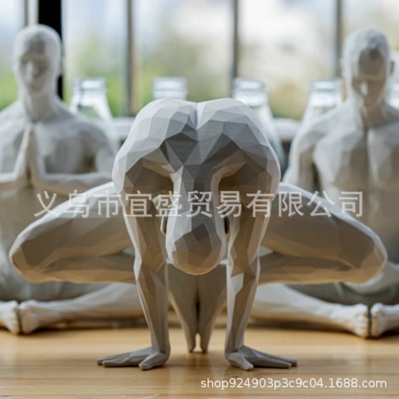 Estatuilla de hombre de Yoga,  - Home Gym Yoga Room reseña y precio