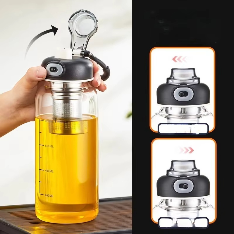Botella de agua de vidrio gran - Kettler Home Gym reseña y precio