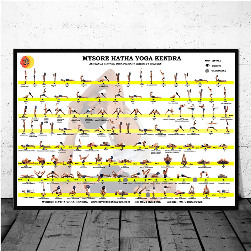Cuadro de Ashtanga de Yoga par - Home Gym York reseña y precio