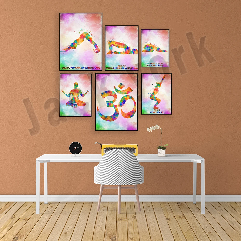 Póster de Yoga Ashtanga Pose,  - Home Gym York reseña y precio