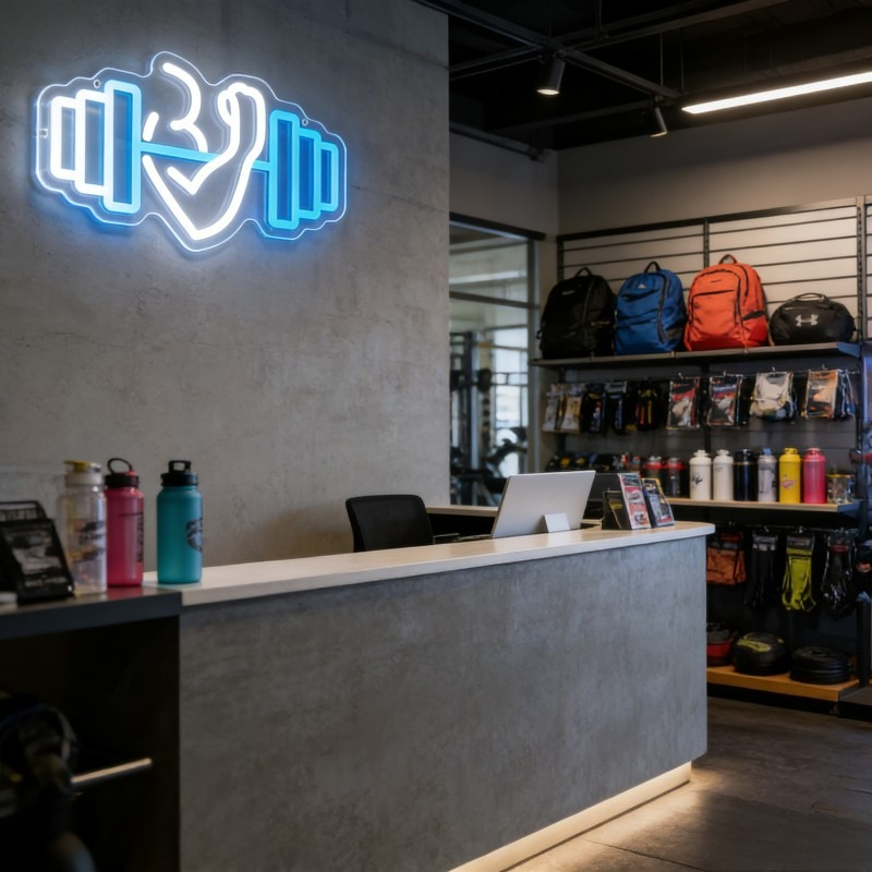 Letrero LED de Neón con Diseño - Home Gym Yoga Room reseña y precio